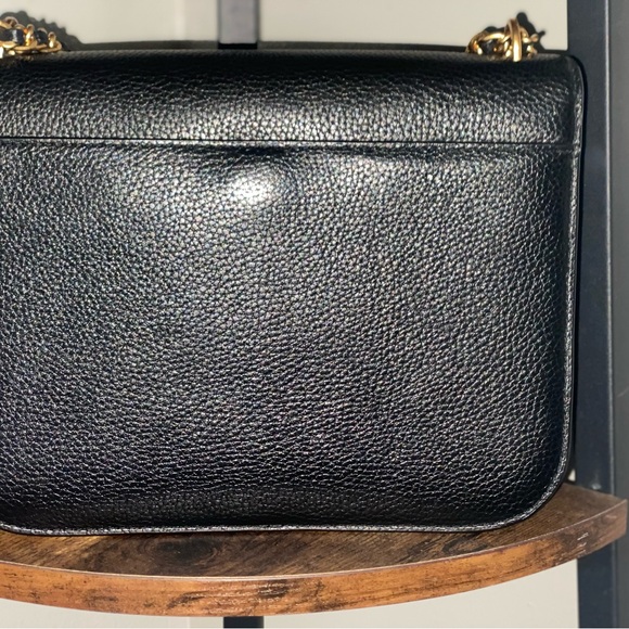 Tory Burch Black and Gold Crossbody Bag with Chain Strap. NWOT!! - Picture 4 of 14